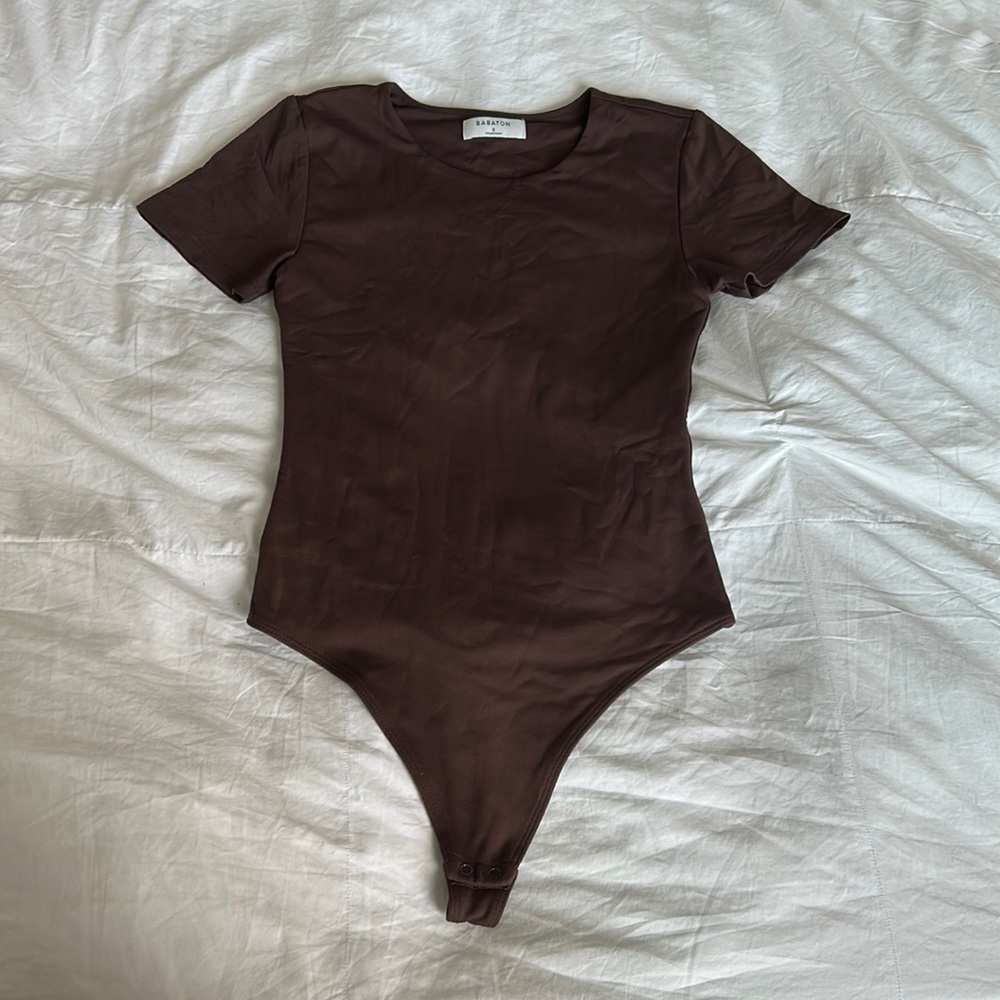 Babaton Aritzia Brown Body Suit Size S